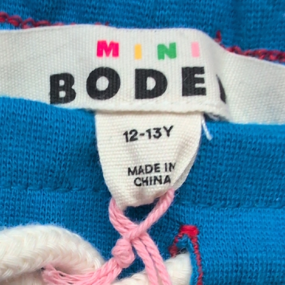Boden Kid's Vibrant Blue Joggers - Picture 5 of 6